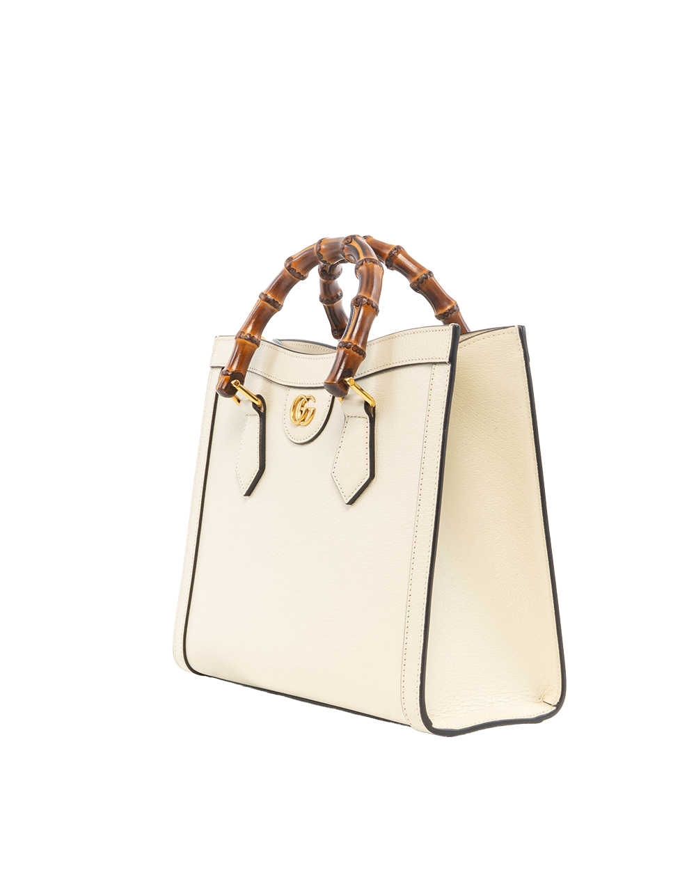 GUCCI DIANA TOTE WHITE CALF GHW 702721 493075 0994