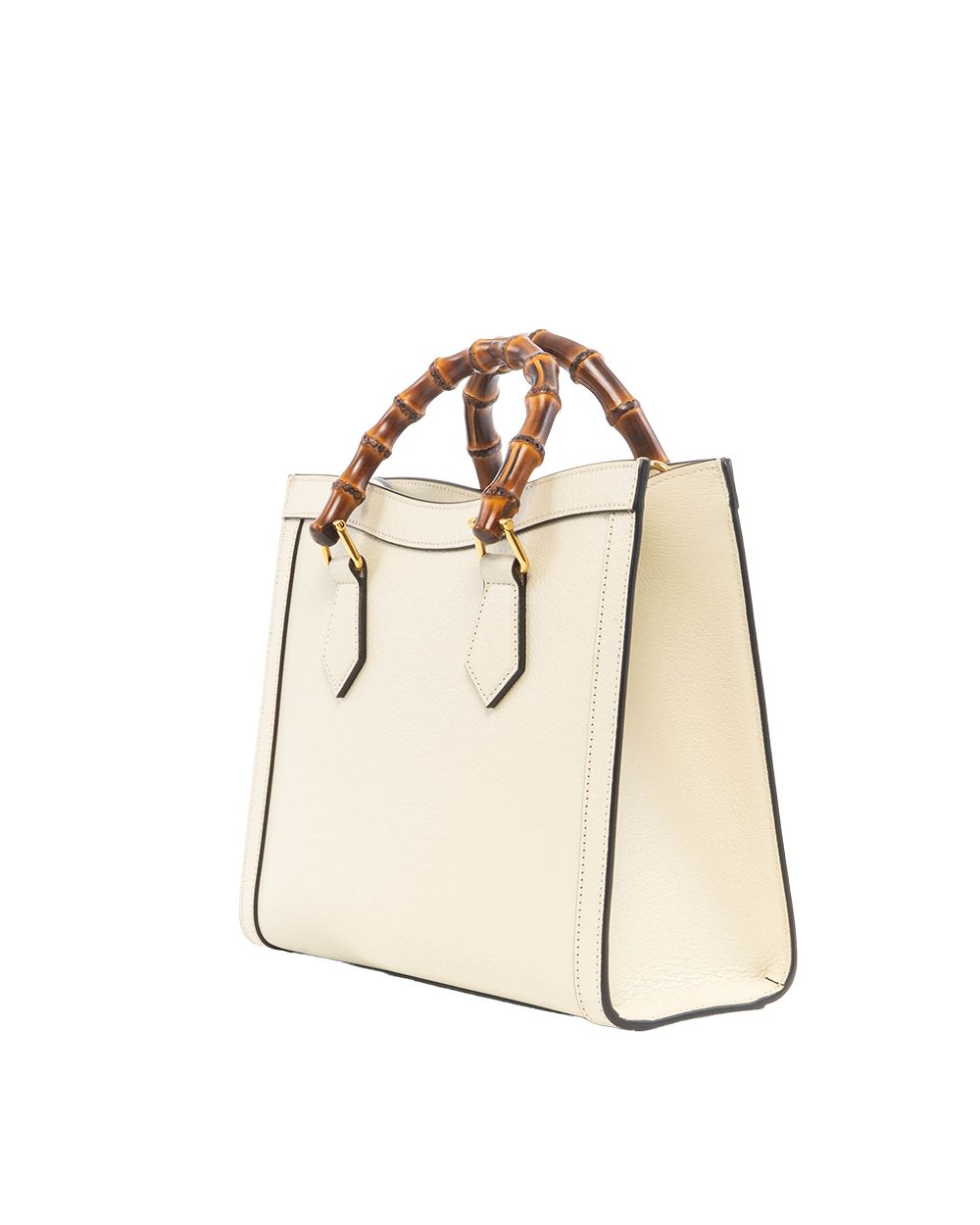 GUCCI DIANA TOTE WHITE CALF GHW 702721 493075 0995