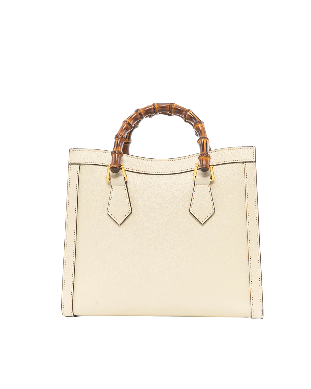 GUCCI DIANA TOTE WHITE CALF GHW 702721 493075 0996