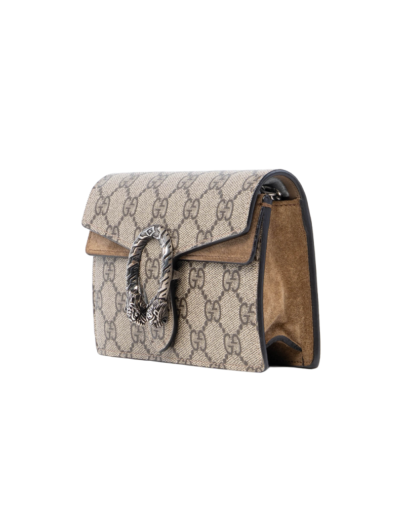 GUCCI DIONYSUS MINI BEIGE BROWN GG MONOGRAM CANVAS 476432.2067 5013