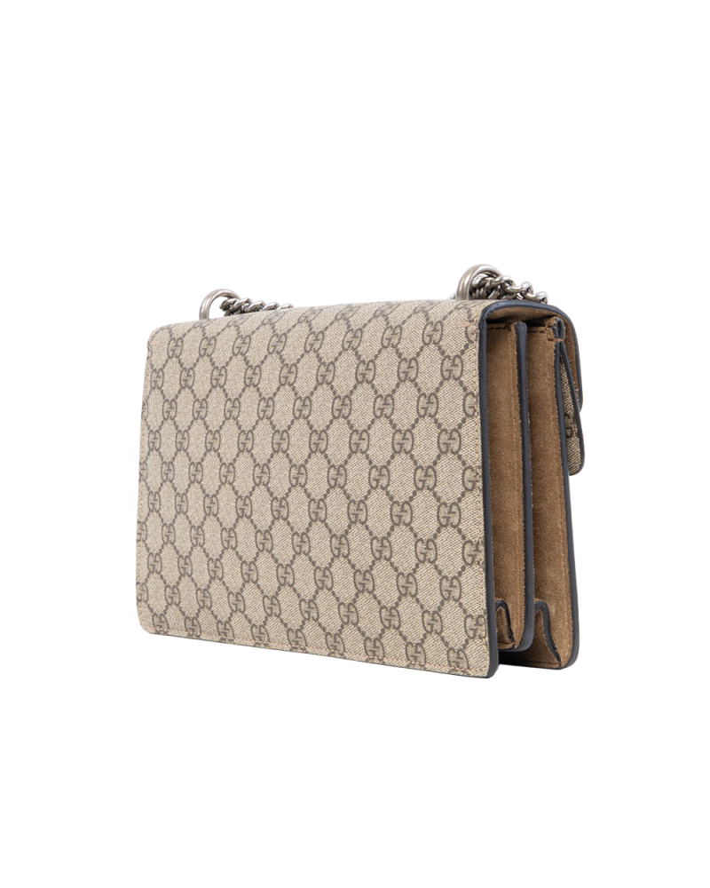 GUCCI DIONYSUS NEW SMALL BROWN GG MONOGRAM CANVAS SHW 400249 520981 0274