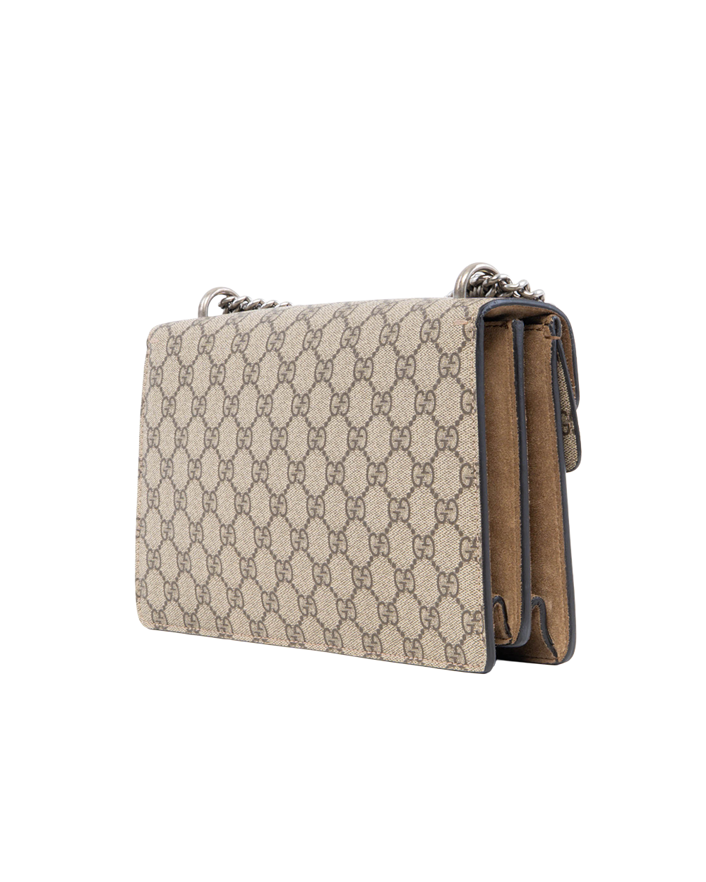 GUCCI DIONYSUS NEW SMALL BROWN GG MONOGRAM CANVAS SHW 400249 520981 0274