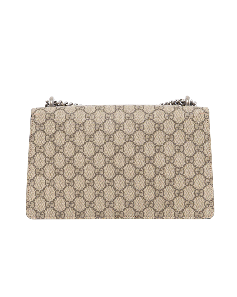 GUCCI DIONYSUS NEW SMALL BROWN GG MONOGRAM CANVAS SHW 400249 520981 0275