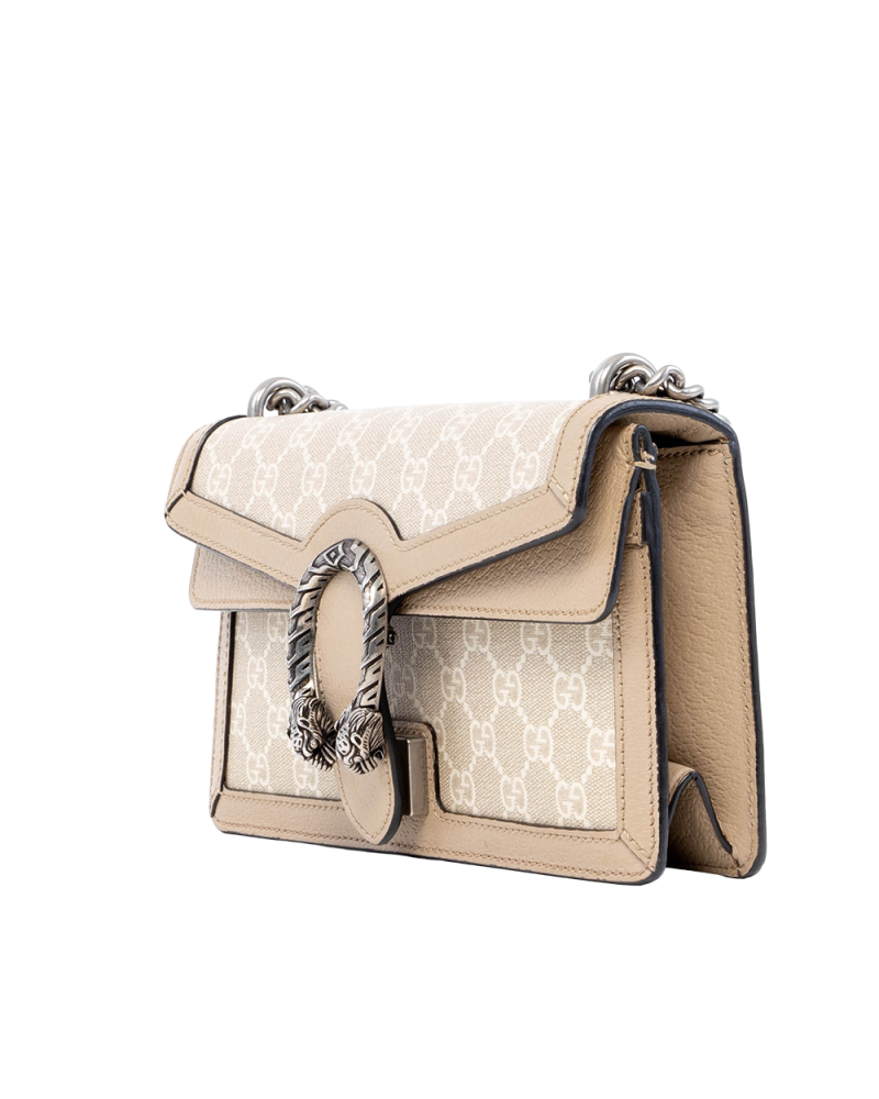 GUCCI DIONYSUS SMALL BEIGE GG MONOGRAM CANVAS SHW 05942