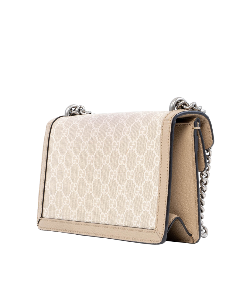 GUCCI DIONYSUS SMALL BEIGE GG MONOGRAM CANVAS SHW 05943