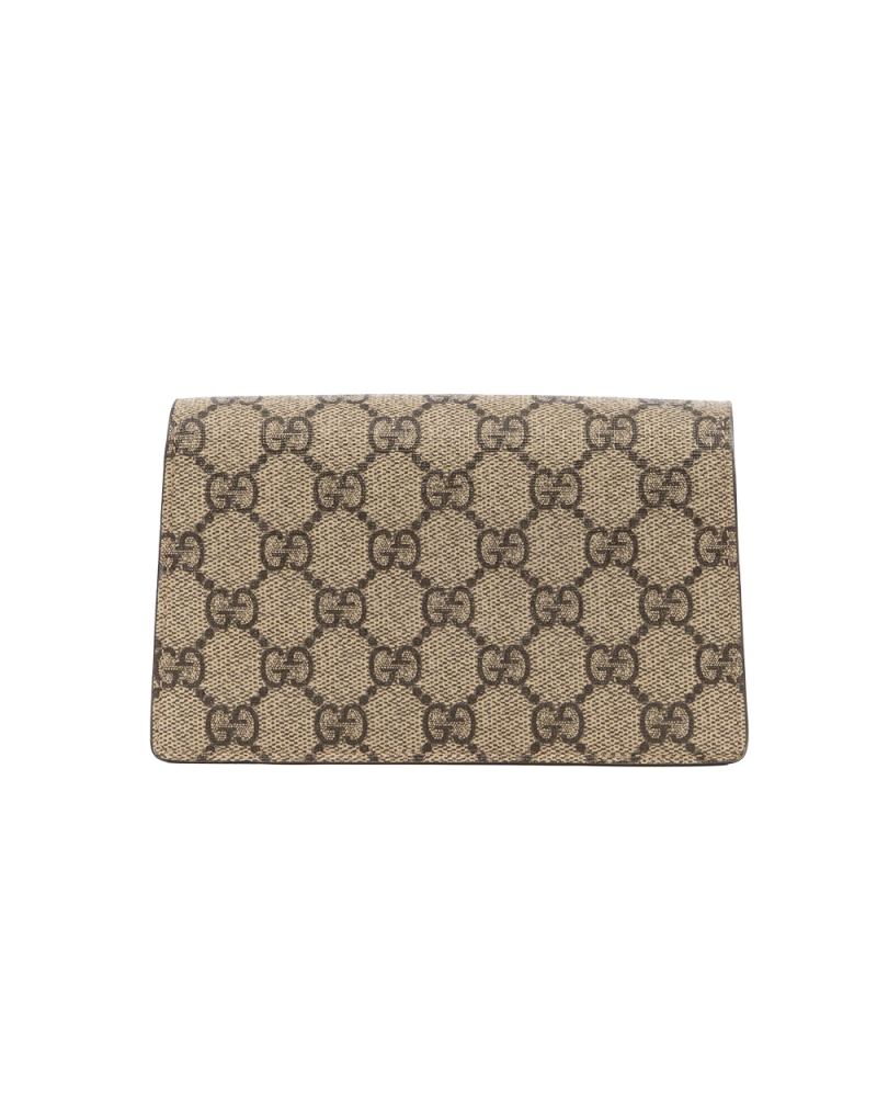 GUCCI DIONYSUS SUPER MINI BROWN GG MONOGRAM CANVAS SHW 476432 525040 7918