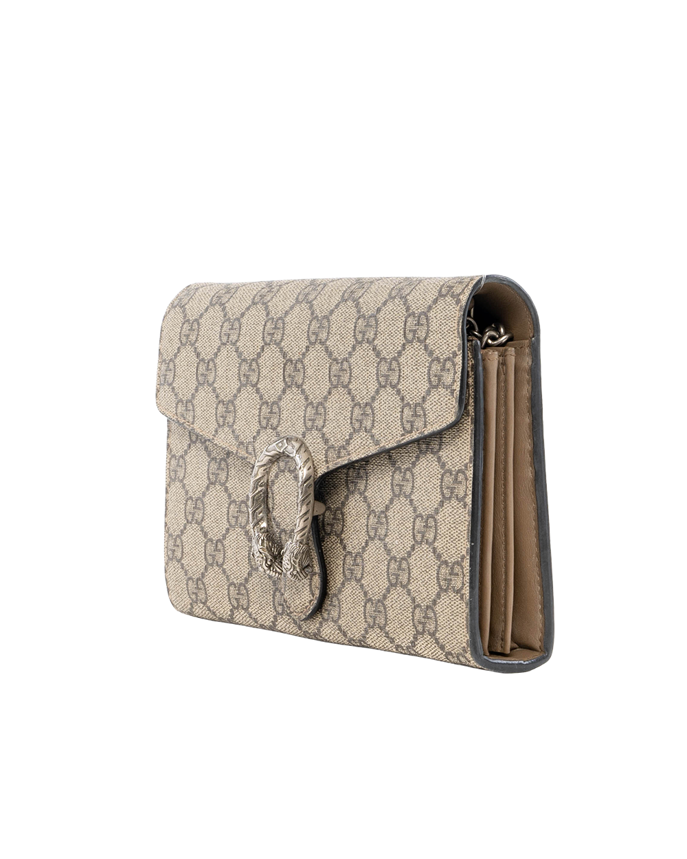 GUCCI DIONYSUS WOC BLACK BEIGE GG MONOGRAM CANVAS SHW 401231 1147 3040