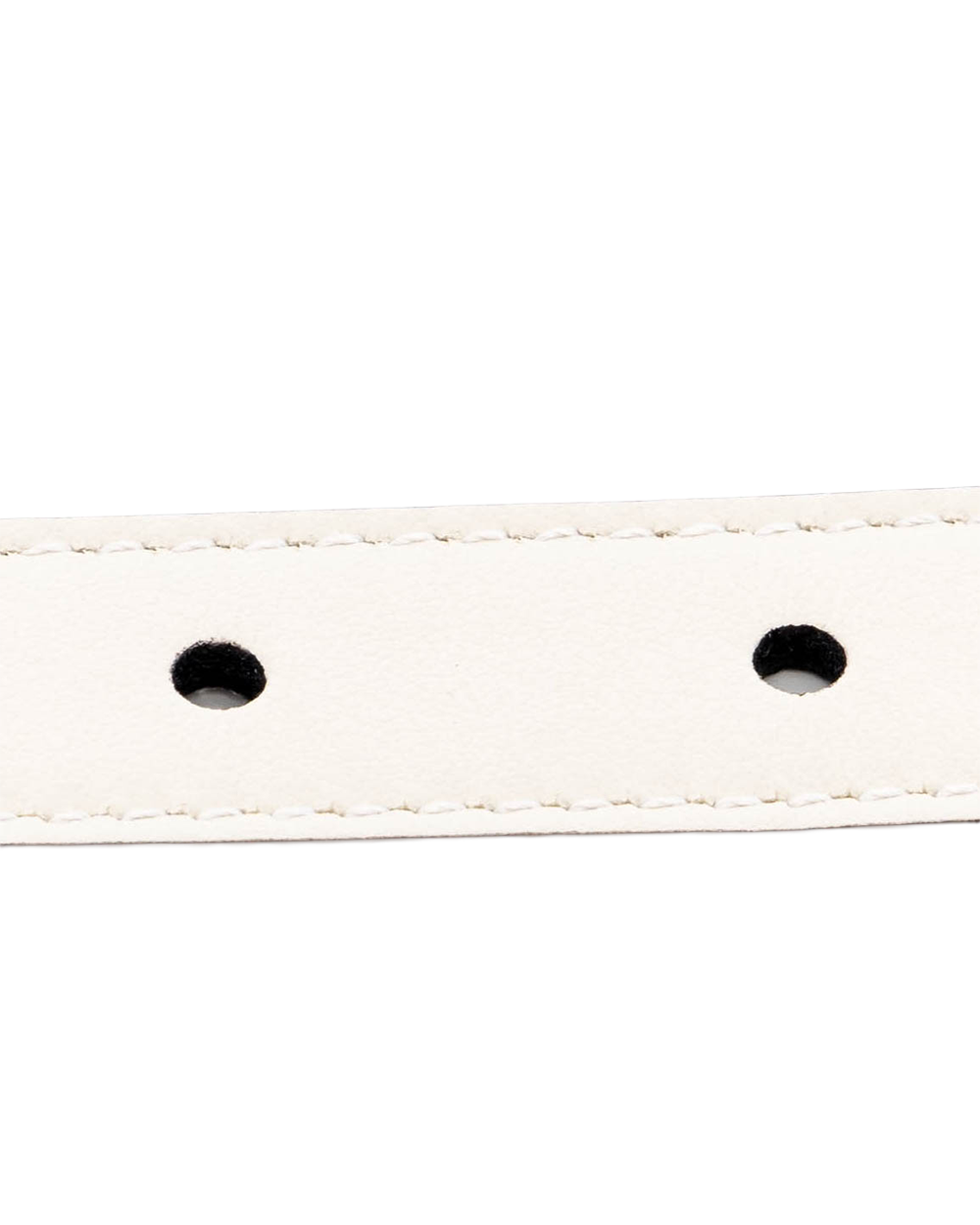 GUCCI GG MARMONT REVERSIBLE THIN BELT 75 WHITE NUDE CALF GHW 659418 OYATC 525040 04116