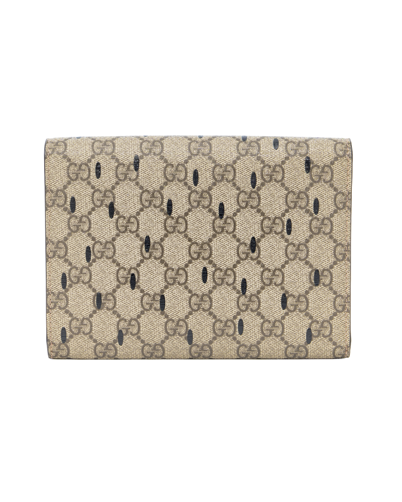 GUCCI GG WOC BROWN STRAWBERRY GG MONOGRAM CANVAS GHW 726249 0416 0119