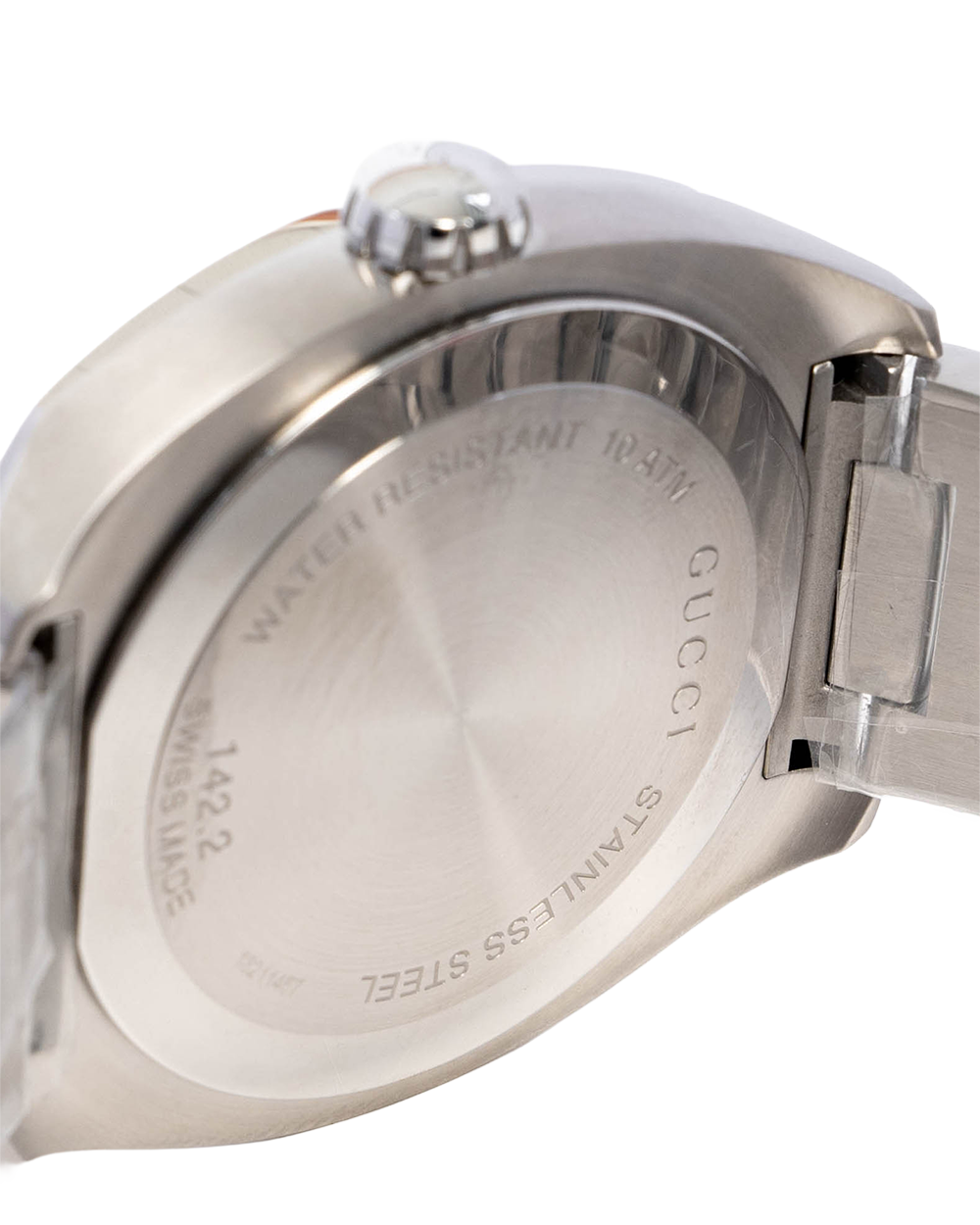 GUCCI GG2570 WATCH 44MM BLACK STAINLESS STEEL SHW 18211457 04162