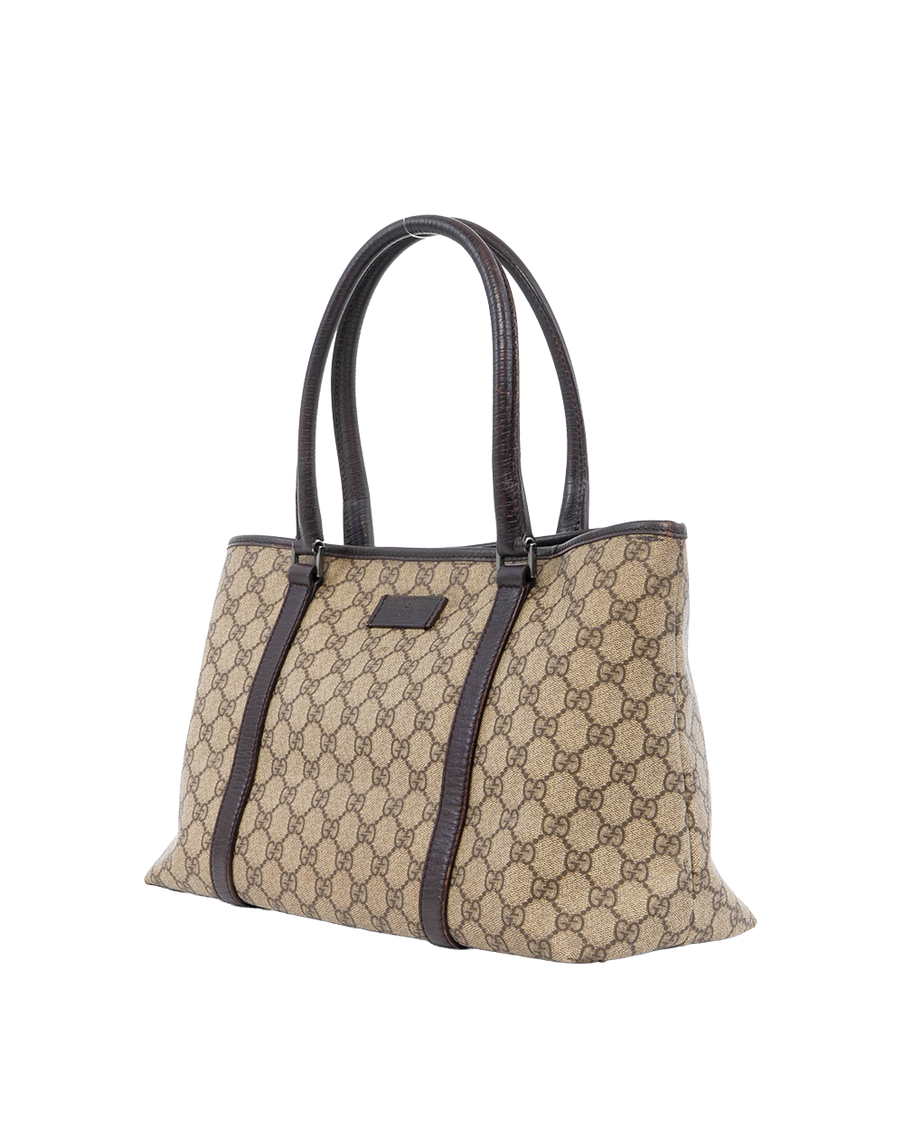 GUCCI HANDBAG TOTE BROWN GG MONOGRAM CANVAS SHW 4420