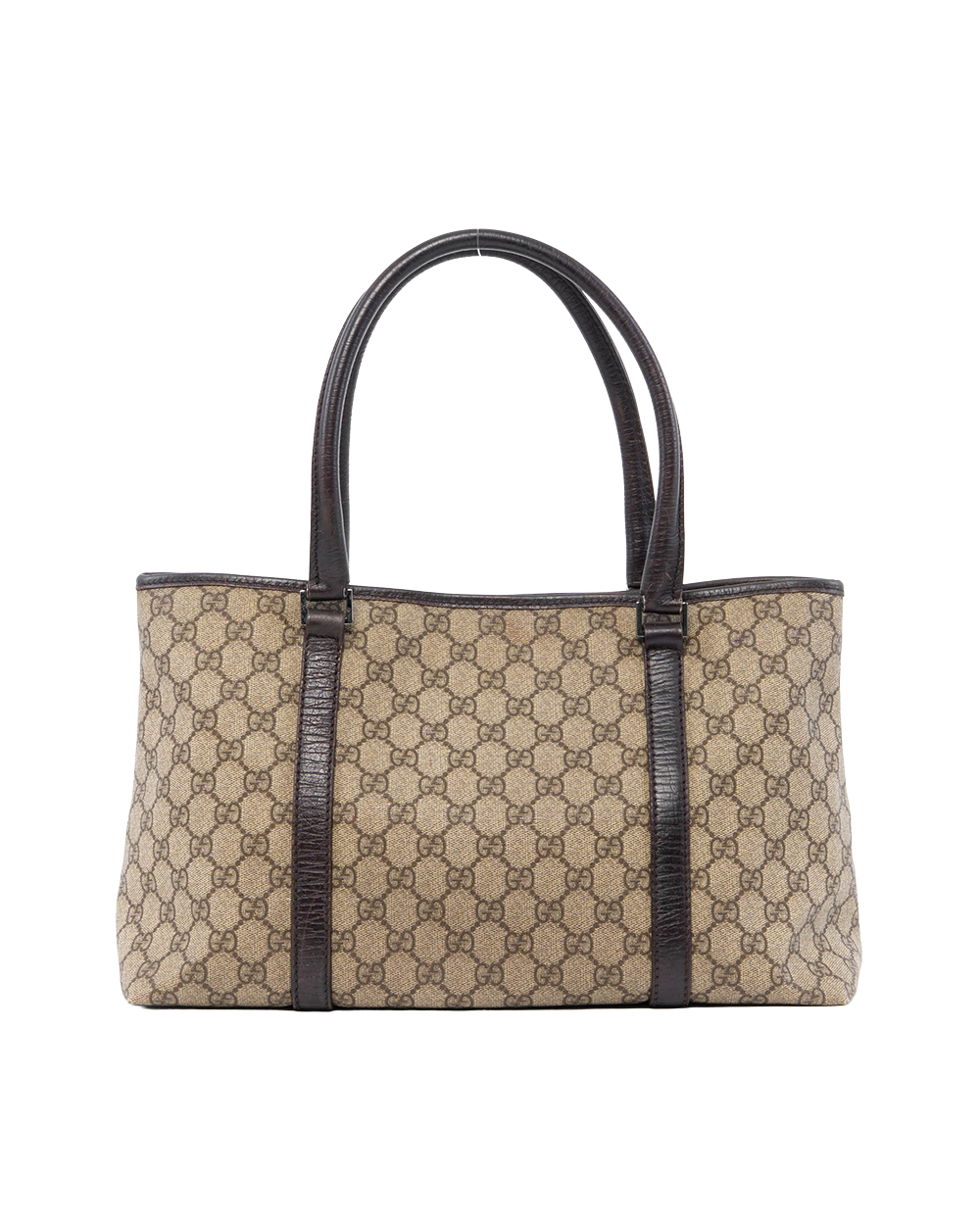 GUCCI HANDBAG TOTE BROWN GG MONOGRAM CANVAS SHW 4422