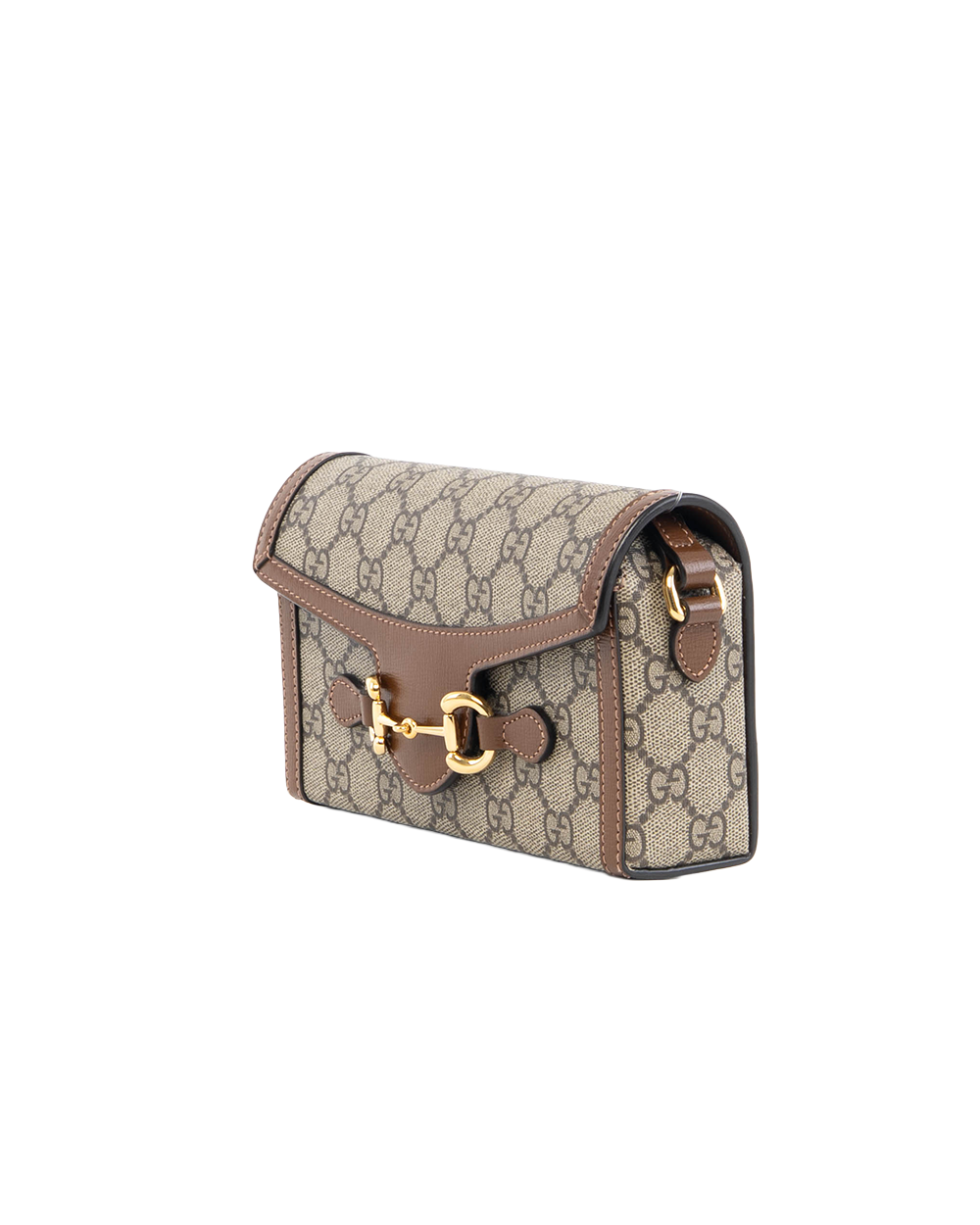 GUCCI HORSEBIT 1955 CAMERA BROWN GG MONOGRAM CANVAS GHW 699296 0416 5448