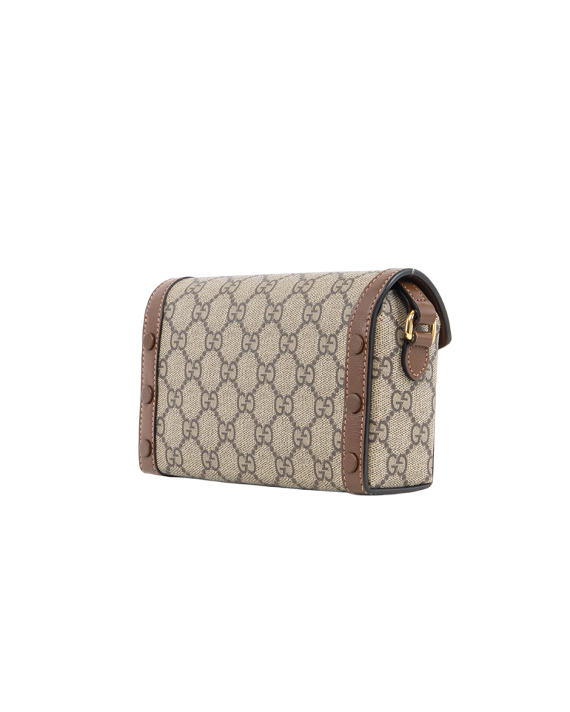 GUCCI HORSEBIT 1955 CAMERA BROWN GG MONOGRAM CANVAS GHW 699296 0416 5449