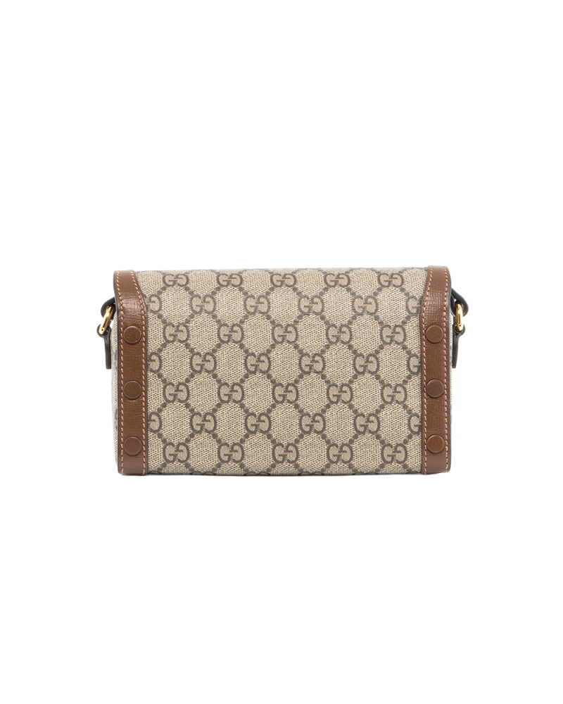 GUCCI HORSEBIT 1955 CAMERA BROWN GG MONOGRAM CANVAS GHW 699296 0416 5450