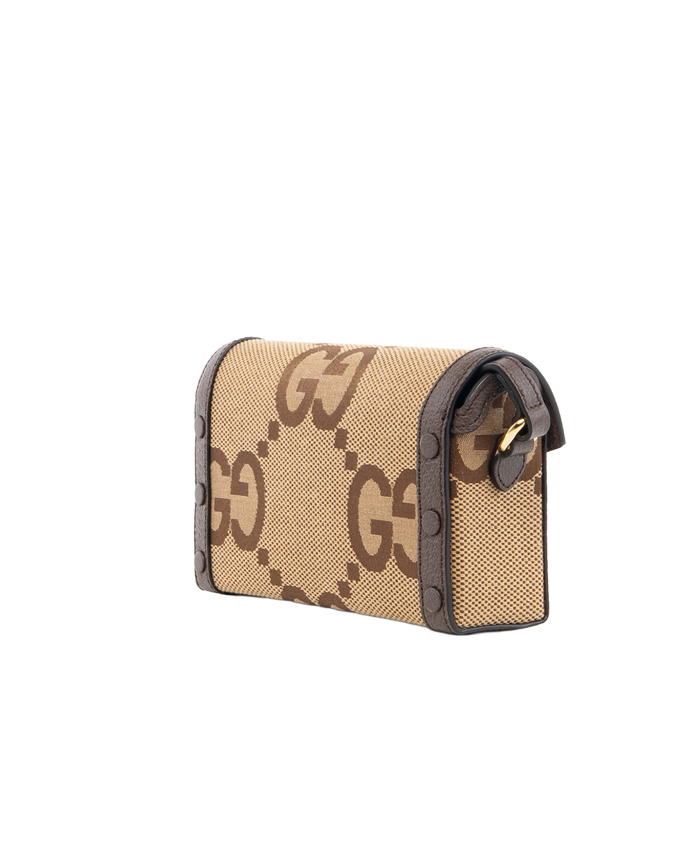 GUCCI HORSEBIT 1955 CAMERA MINI BROWN GG MONOGRAM CANVAS GHW 699296 498879 5481