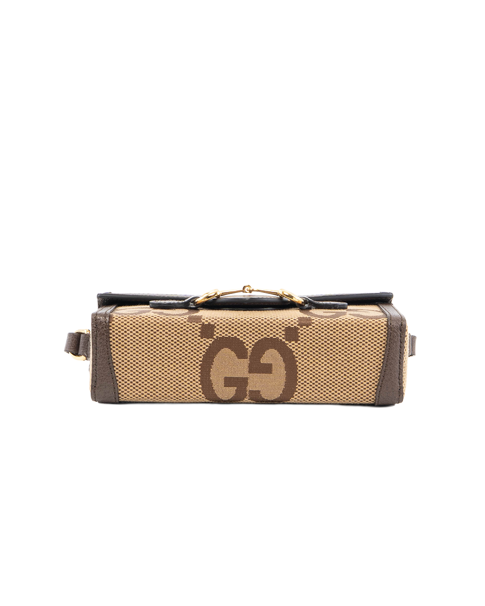 GUCCI HORSEBIT 1955 CAMERA MINI BROWN GG MONOGRAM CANVAS GHW 699296 498879 5483