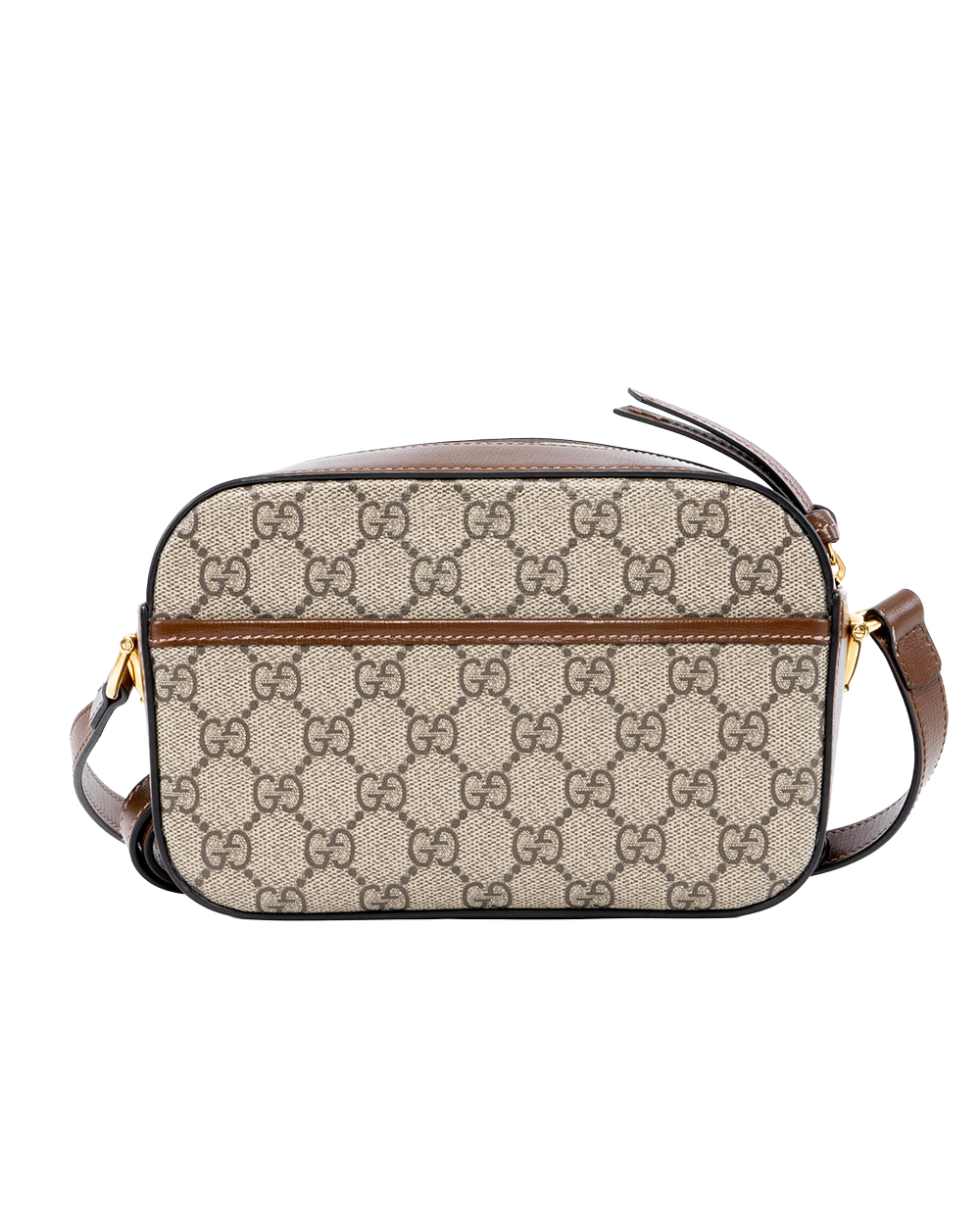GUCCI HORSEBIT 1955 CAMERA SMALL BROWN GG SUPREME MONOGRAM CANVAS GHW 760196 498075 03559