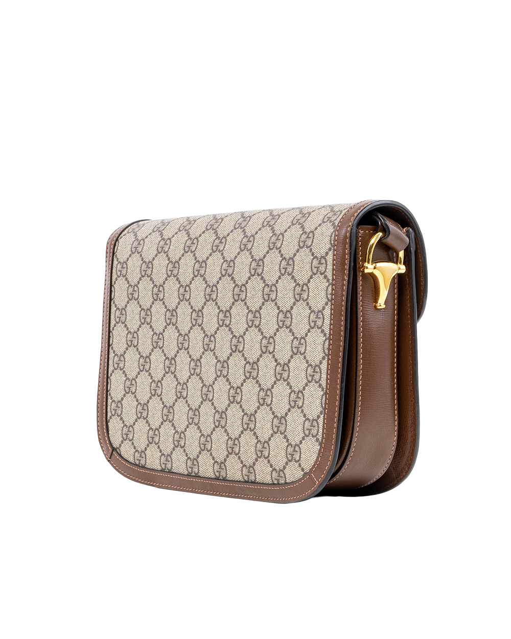 GUCCI HORSEBIT 1955 MEDIUM BROWN GG MONOGRAM CANVAS GHW 602204 213317 05895