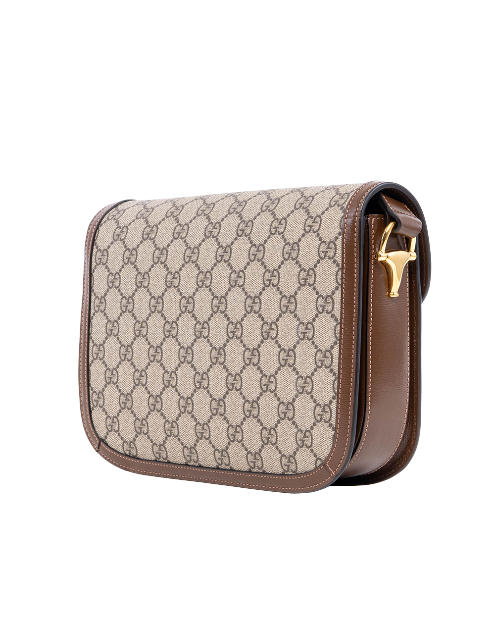 GUCCI HORSEBIT 1955 MEDIUM BROWN GG MONOGRAM CANVAS GHW 602204 21331 07168
