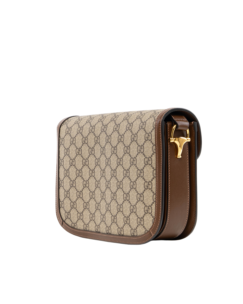 GUCCI HORSEBIT 1955 MEDIUM BROWN GG MONOGRAM CANVAS GHW 602204 486628 7809