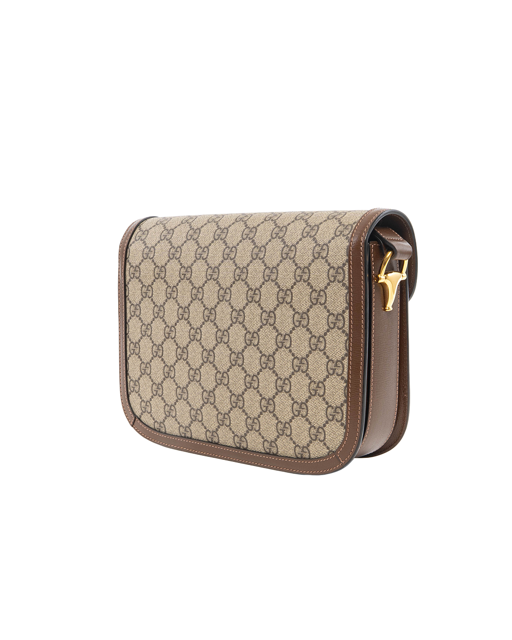 GUCCI HORSEBIT 1955 MEDIUM BROWN GG MONOGRAM CANVAS GHW 602204 486628 8777