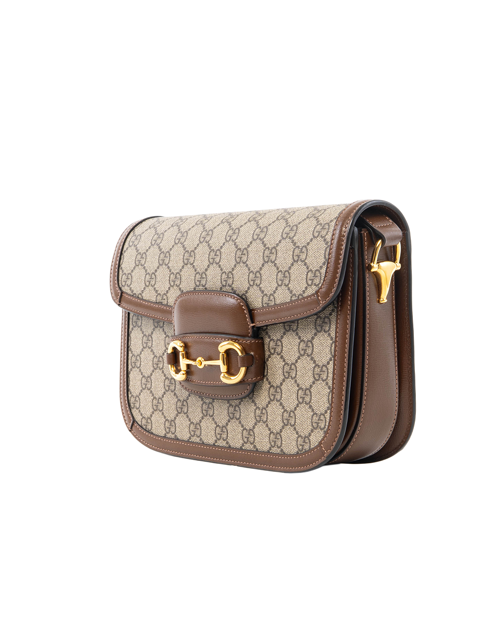 GUCCI HORSEBIT 1955 MEDIUM BROWN GG MONOGRAM CANVAS GHW 602204 493075 5281