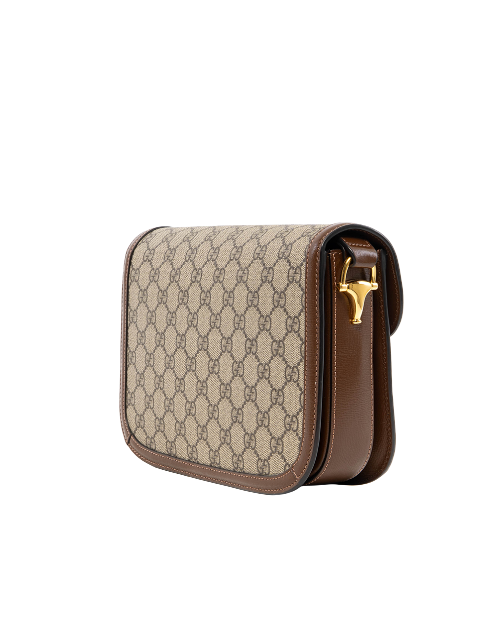 GUCCI HORSEBIT 1955 MEDIUM BROWN GG MONOGRAM CANVAS GHW 602204 493075 7919