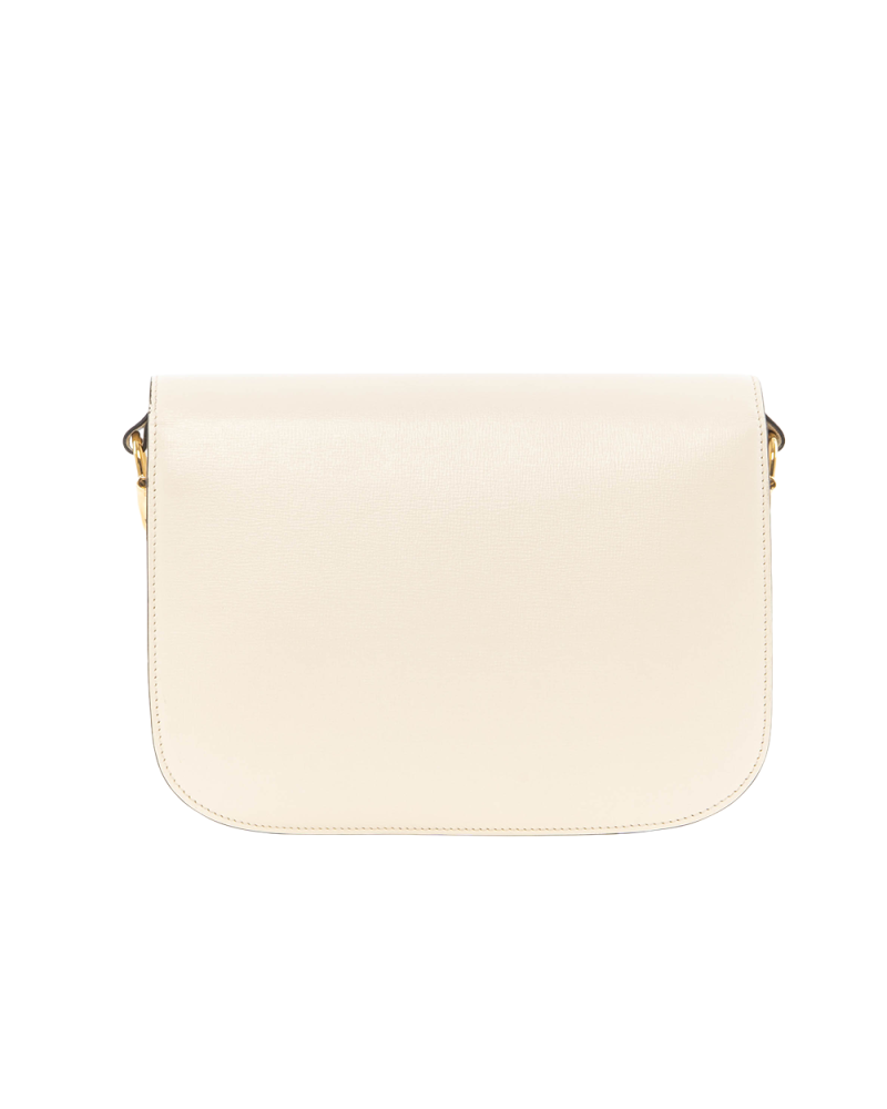 GUCCI HORSEBIT 1955 MEDIUM WHITE CALF GHW 602204 520981 3078