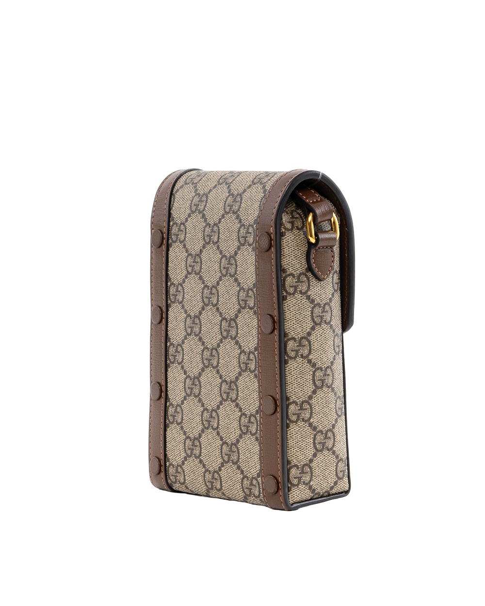 GUCCI HORSEBIT 1955 PHONE BROWN GG MONOGRAM CANVAS GHW 625615 2149 7107