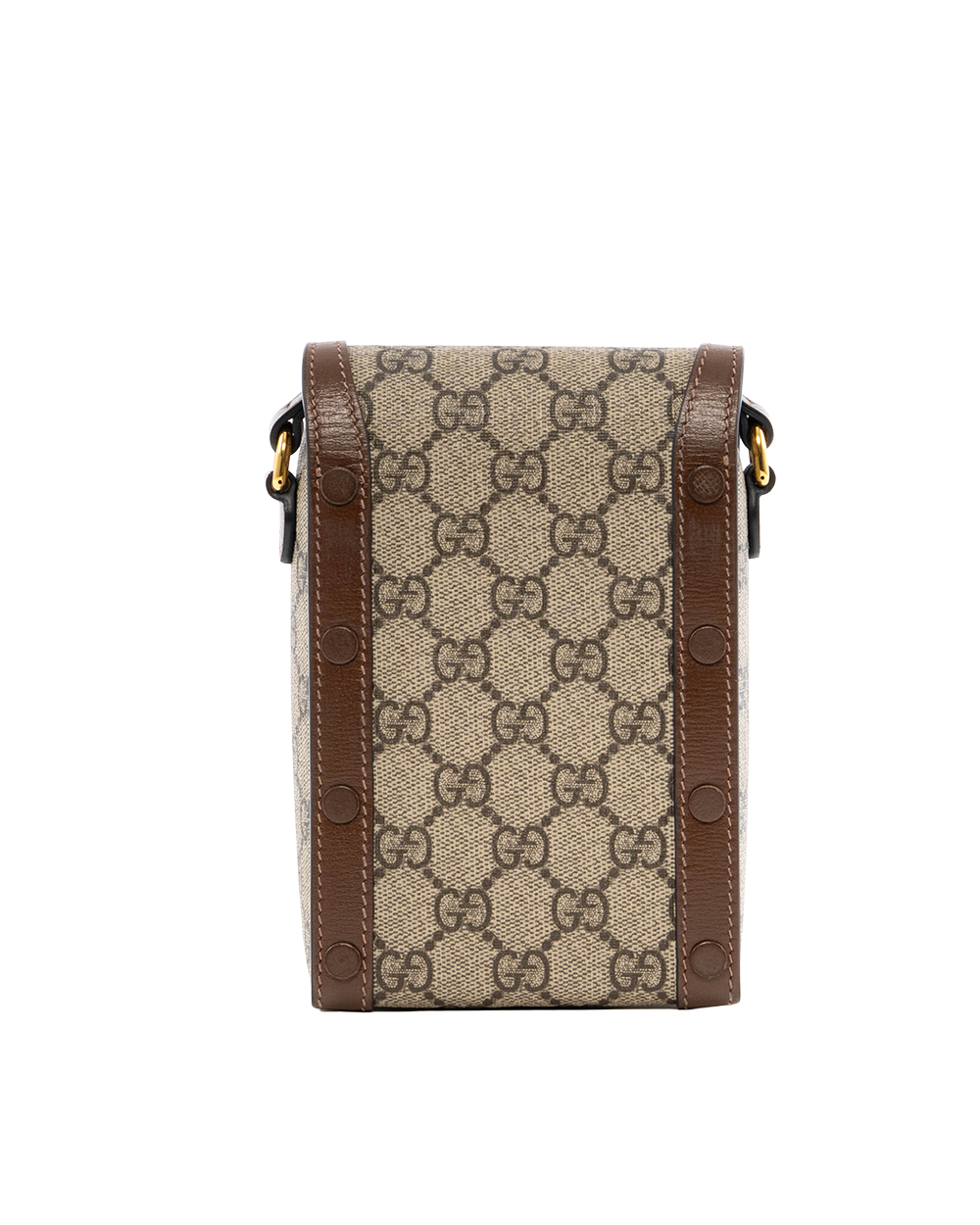 GUCCI HORSEBIT 1955 PHONE BROWN GG MONOGRAM CANVAS GHW 625615 2149 7108