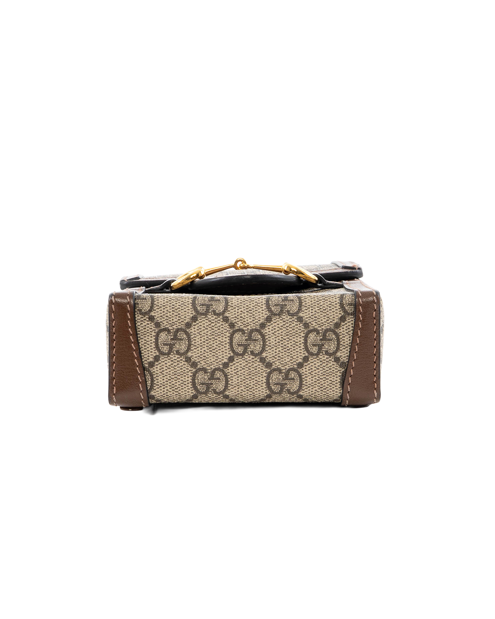 GUCCI HORSEBIT 1955 PHONE BROWN GG MONOGRAM CANVAS GHW 625615 2149 7112