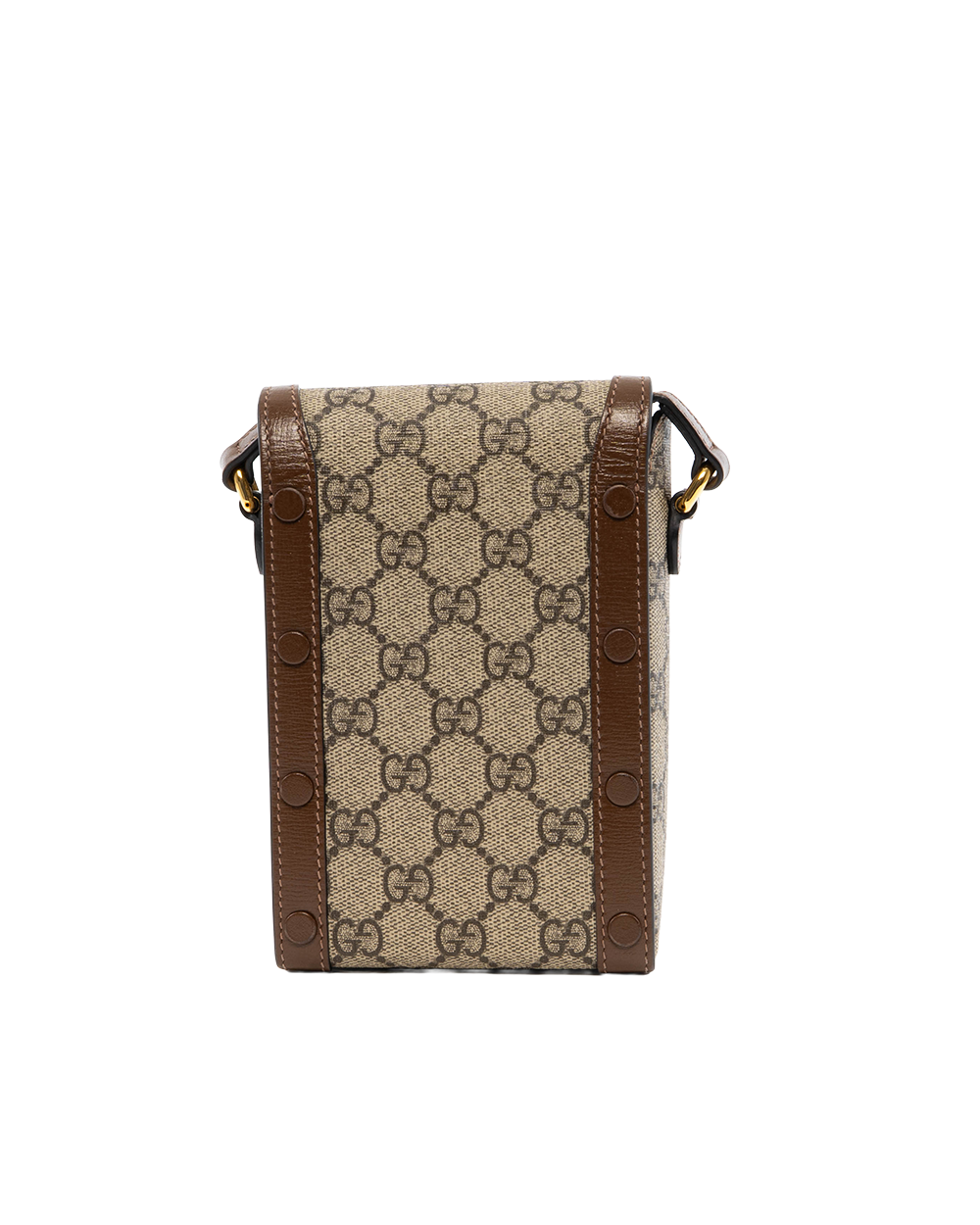 GUCCI HORSEBIT 1955 PHONE BROWN GG MONOGRAM CANVAS GHW 625615 2149 7869