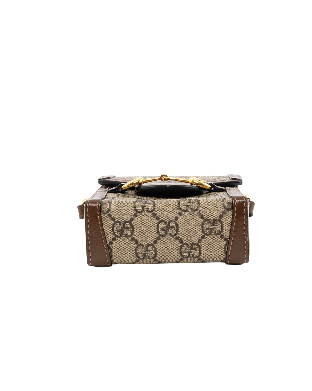 GUCCI HORSEBIT 1955 PHONE BROWN GG MONOGRAM CANVAS GHW 625615 2149 7873