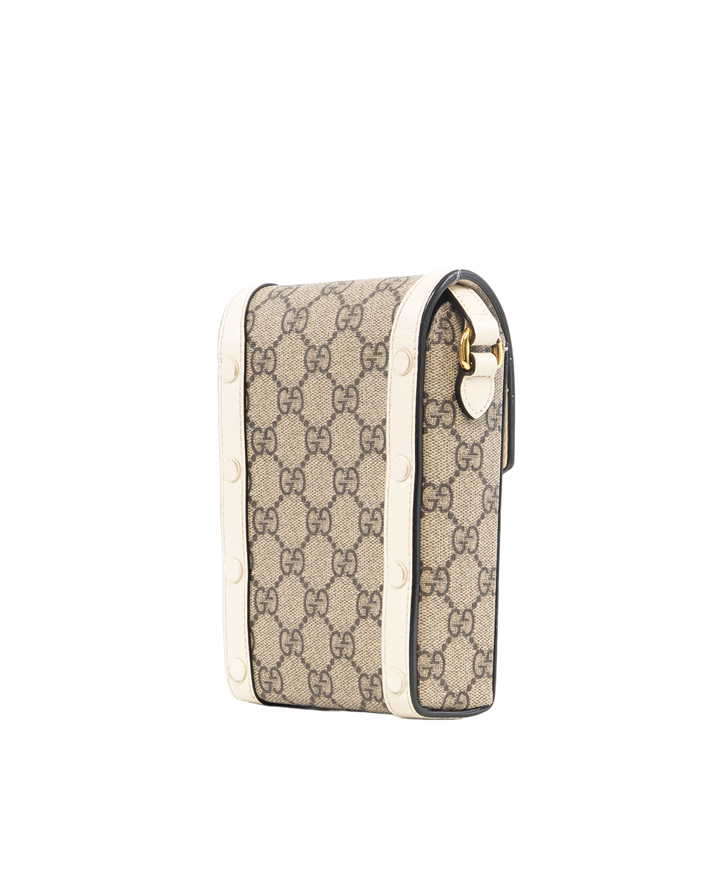 GUCCI HORSEBIT 1955 PHONE WHITE GG MONOGRAM CANVAS GHW 625615 2184 7000