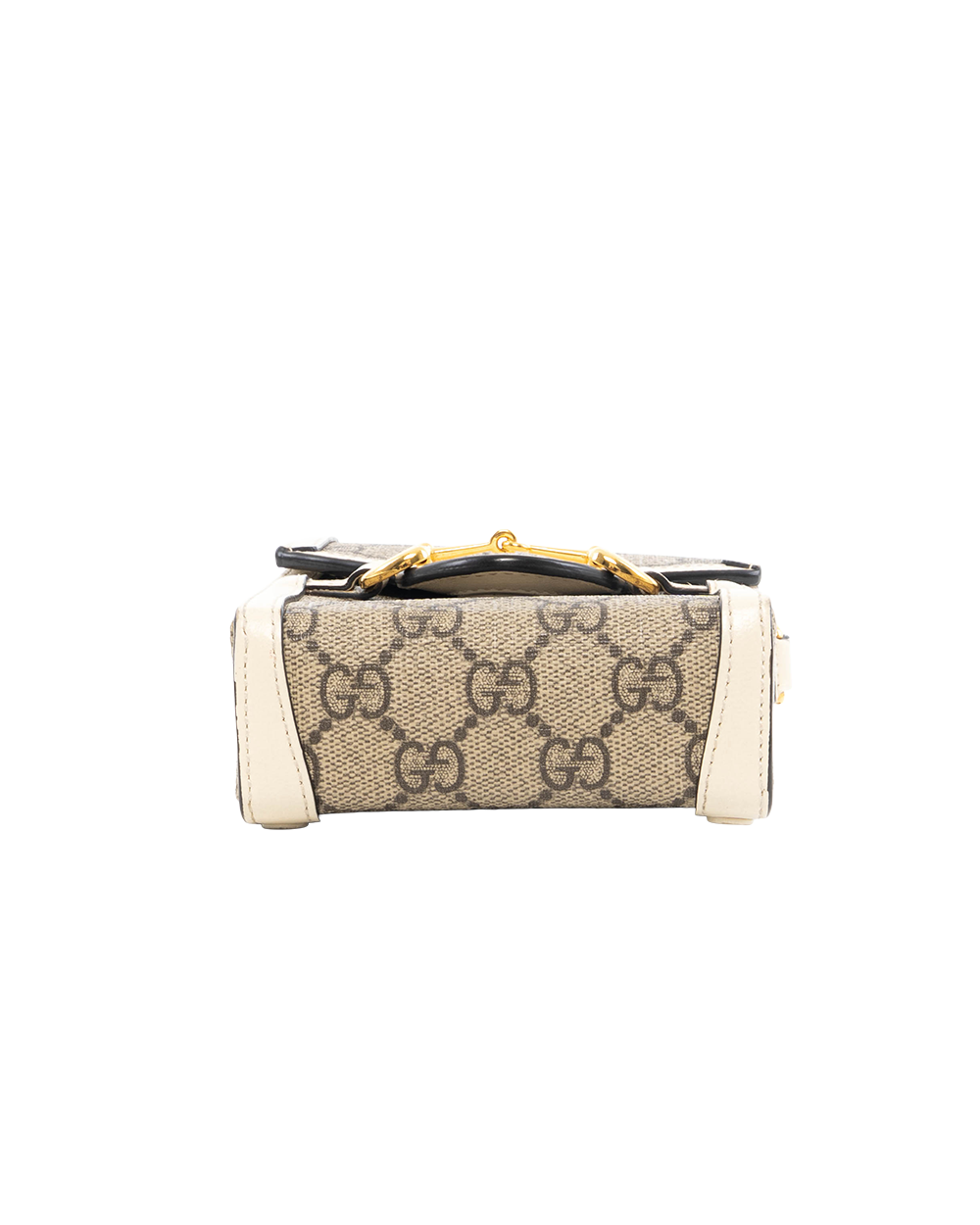 GUCCI HORSEBIT 1955 PHONE WHITE GG MONOGRAM CANVAS GHW 625615 2184 7005