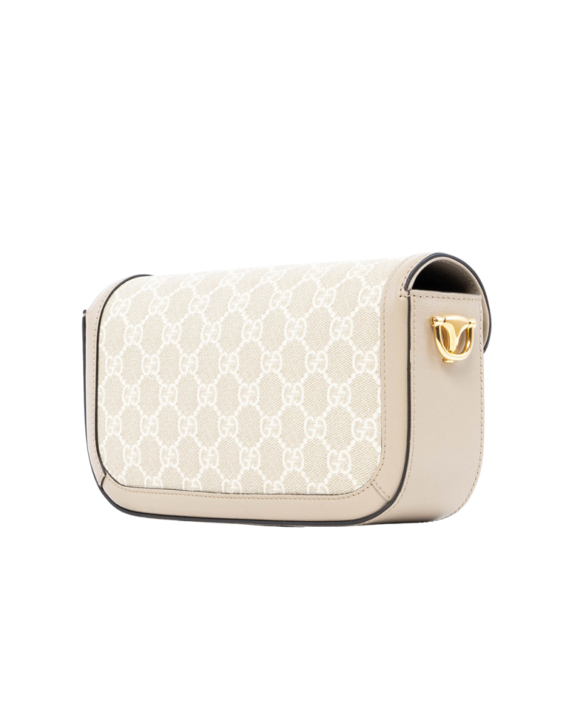 GUCCI HORSEBIT 1955 SHOLDER BAG BEIGE GG MONOGRAM CANVAS GHW 3103