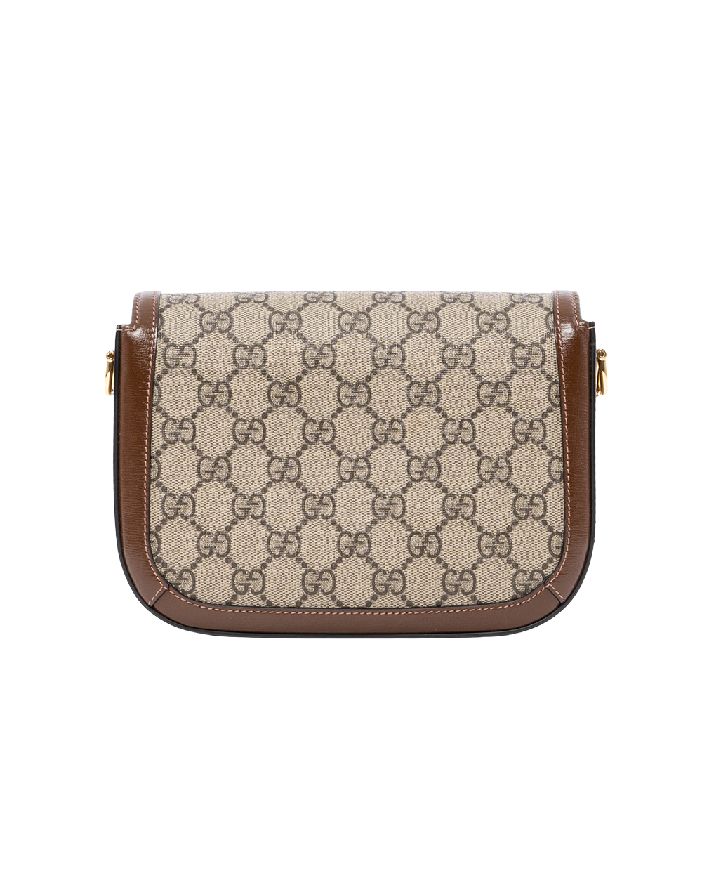 GUCCI HORSEBIT 1955 SMALL BROWN GG MONOGRAM CANVAS GHW 558574 213317 00451