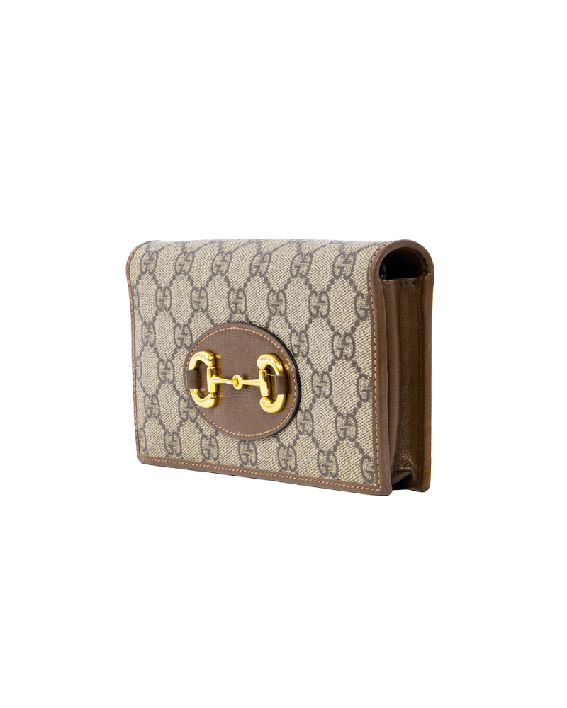 GUCCI HORSEBIT 1955 WOC BROWN GG MONOGRAM GHW 621892 496334 0102