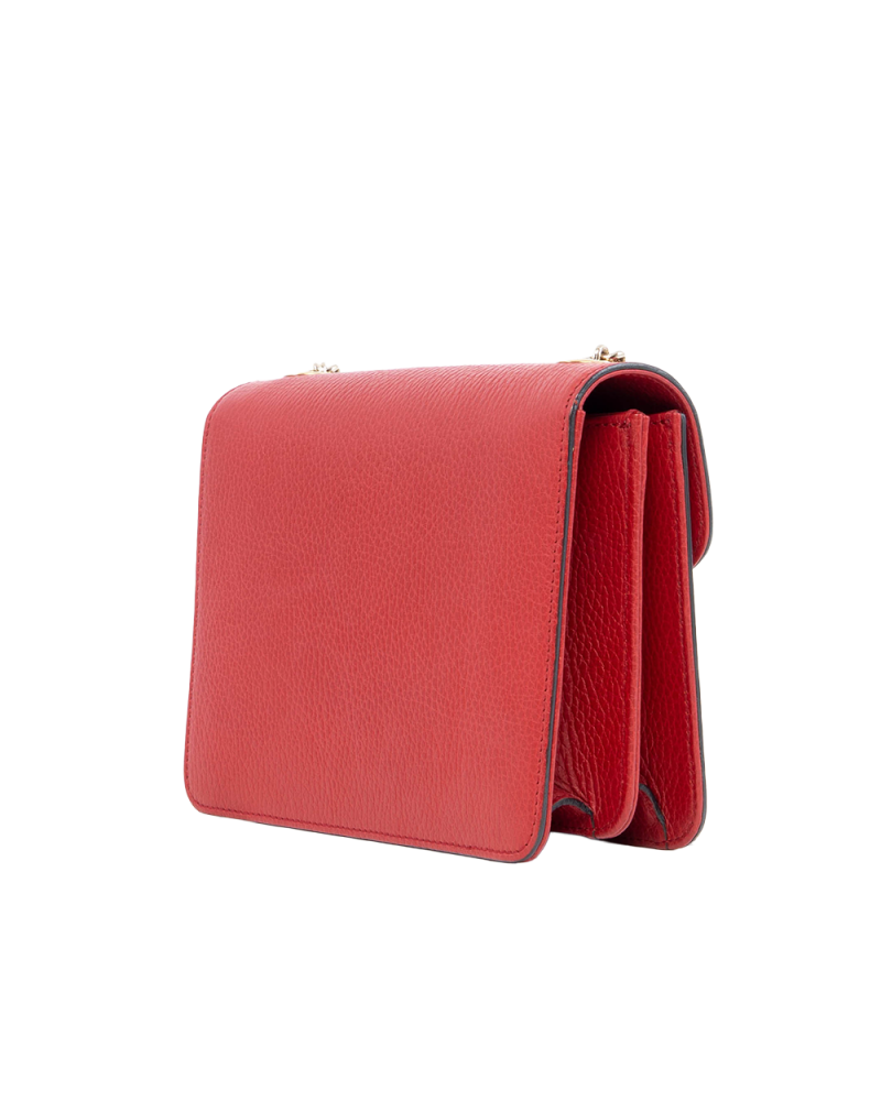 GUCCI INTERLOCK WOC RED CALF SHW 510304 001998 07184