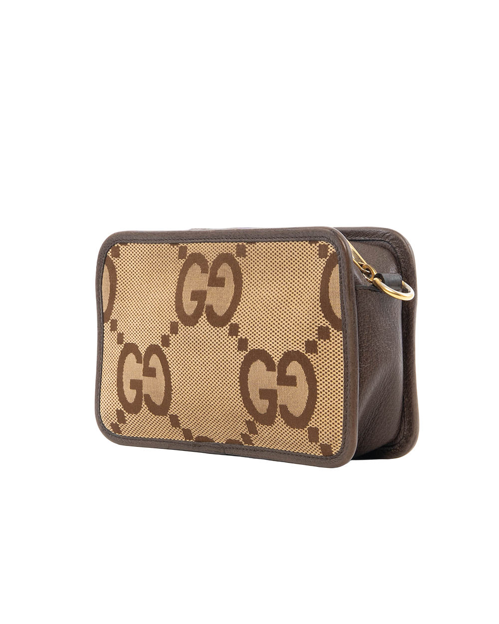 GUCCI JUMBO GG MESSENGER BROWN RED GREEN GIANT GG MONOGRAM GHW 696075 2184 0665