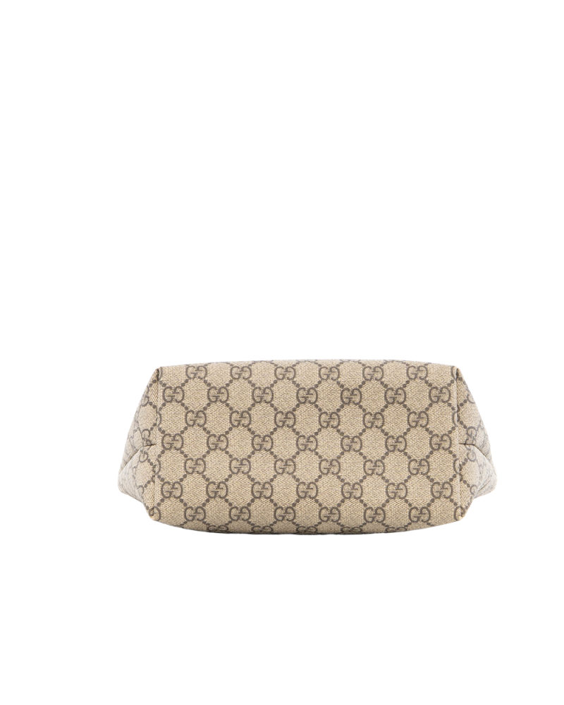 GUCCI KID TOTE BUTTERFLY BROWN RAINBOW GG MONOGRAM CANVAS GHW 550768 527066 7369