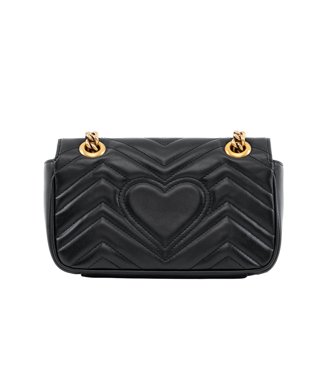 GUCCI MARMONT 22 BLACK CALF GHW 446744 493075 2090