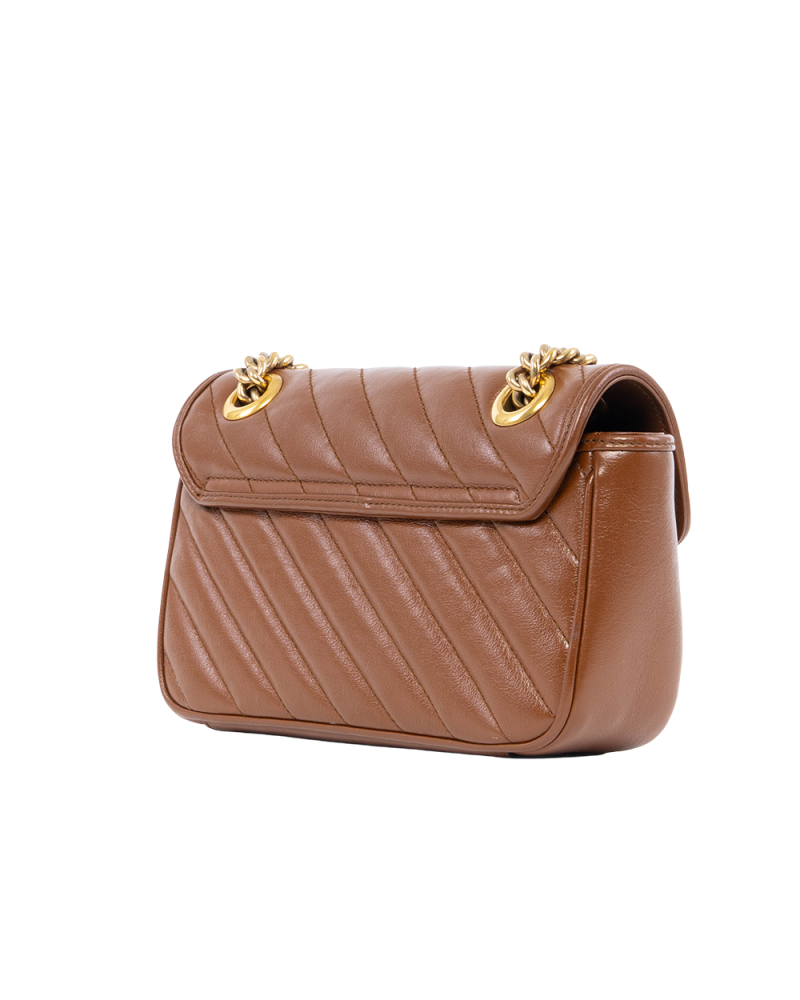 GUCCI MARMONT 22 BROW CARAMEL CALF GHW 0098