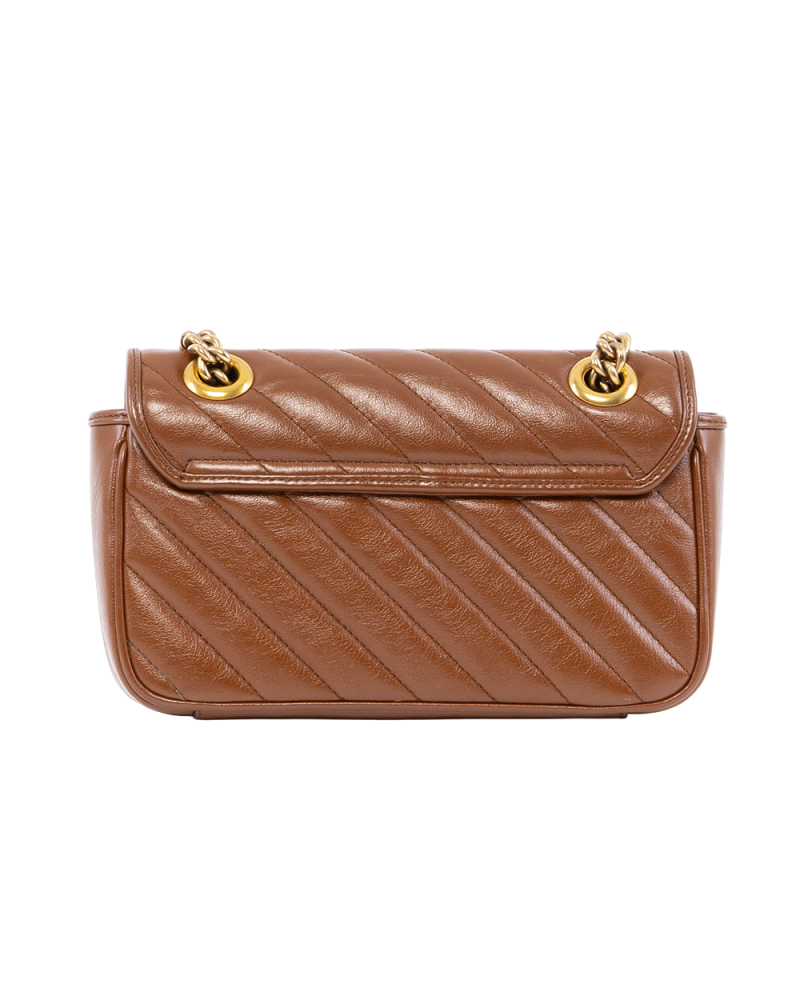 GUCCI MARMONT 22 BROW CARAMEL CALF GHW 0099