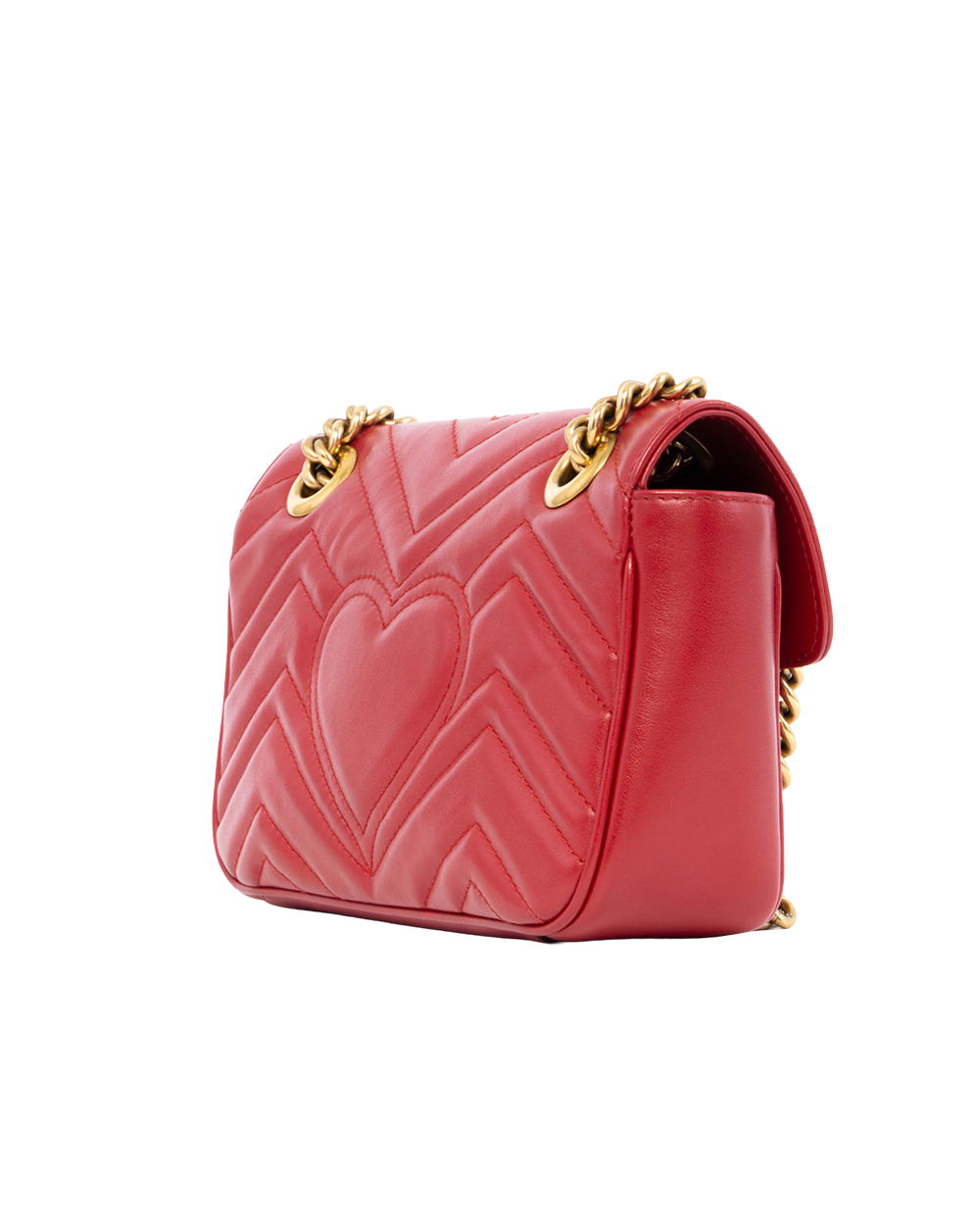 GUCCI MARMONT 22 RED CALF GHW 0290