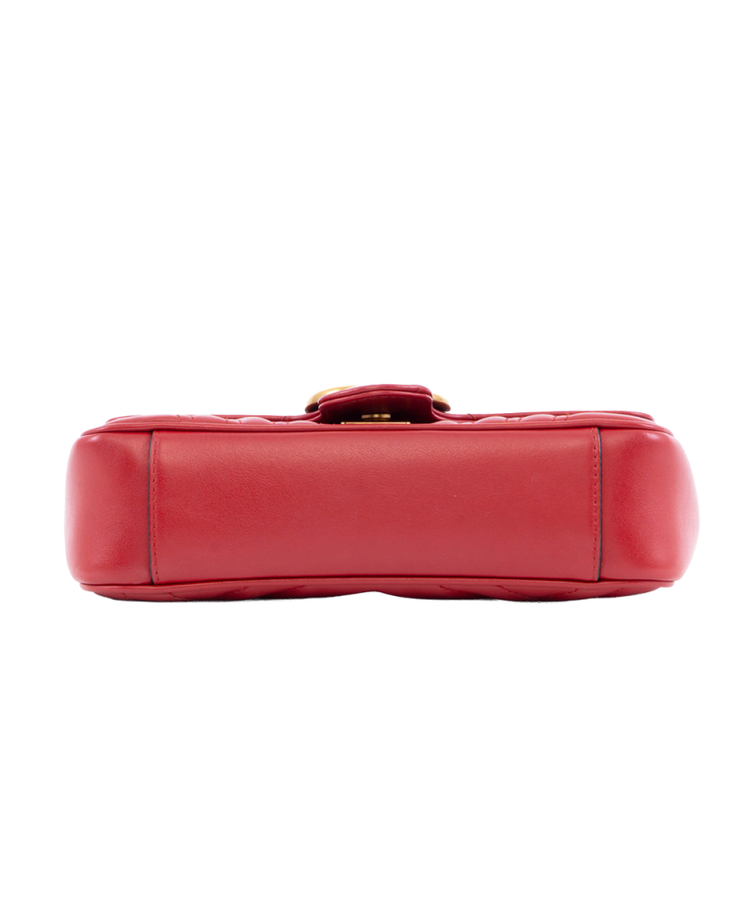 GUCCI MARMONT 22 RED CALF GHW 0292