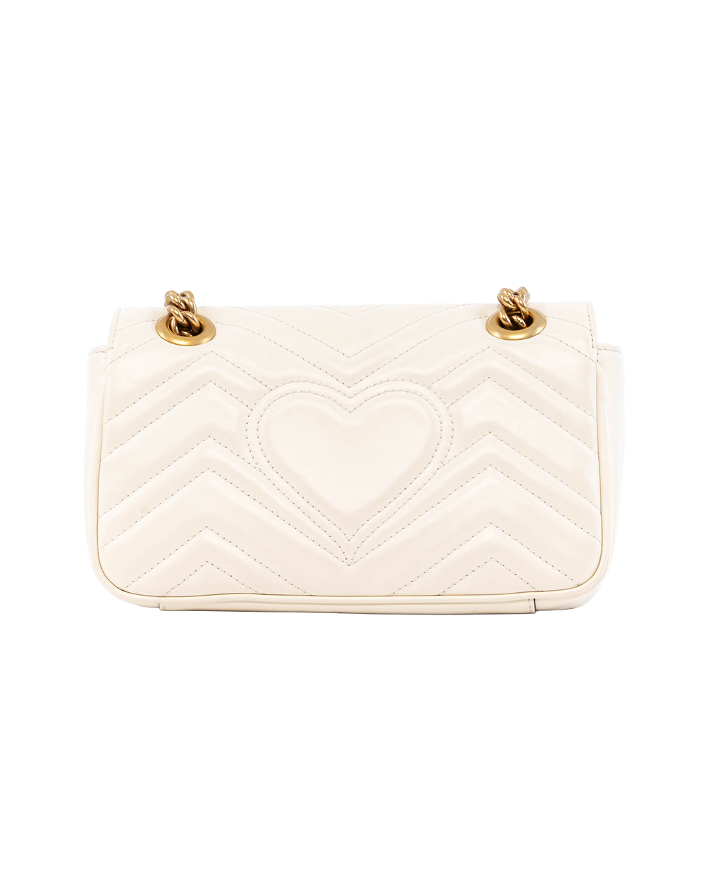 GUCCI MARMONT 22 WHITE CALF GHW 445744522011 6020