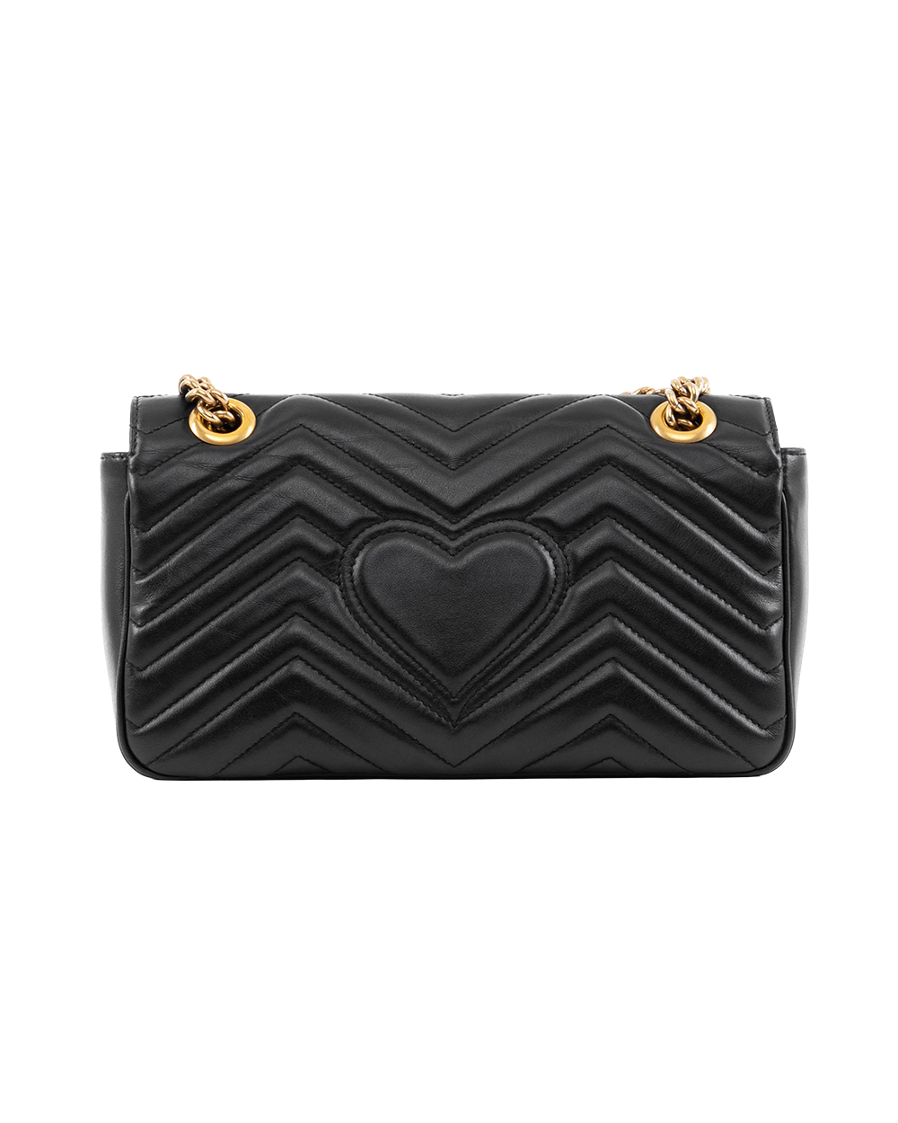 GUCCI MARMONT 26 BLACK CALF GHW 443497 493075 0585