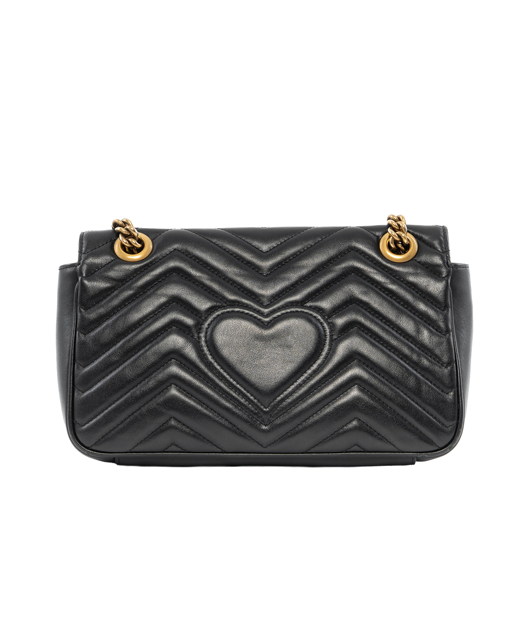 GUCCI MARMONT 26 BLACK CALF GHW 443497 498879 4051